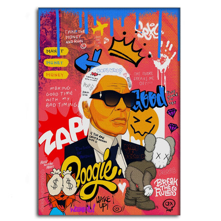 Badass Karl - Leinwandbild Pop Art (Canvas) kaufen bei Linkreich – Jetzt entdecken!