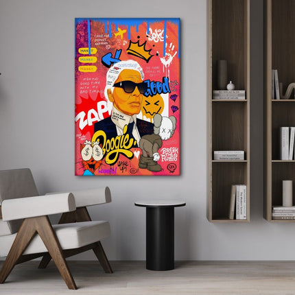 Badass Karl - Leinwandbild Pop Art (Canvas) kaufen bei Linkreich – Jetzt entdecken!