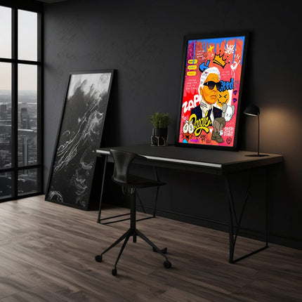 Badass Karl - Leinwandbild Pop Art (Canvas) kaufen bei Linkreich – Jetzt entdecken!