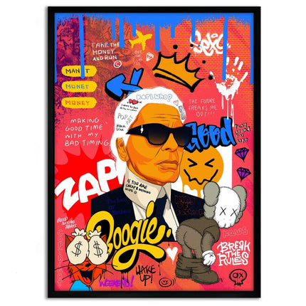 Badass Karl - Leinwandbild Pop Art (Canvas) kaufen bei Linkreich – Jetzt entdecken!