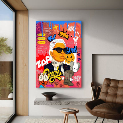 Badass Karl - Leinwandbild Pop Art (Canvas) kaufen bei Linkreich – Jetzt entdecken!