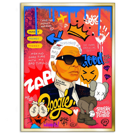 Badass Karl - Leinwandbild Pop Art (Canvas) kaufen bei Linkreich – Jetzt entdecken!