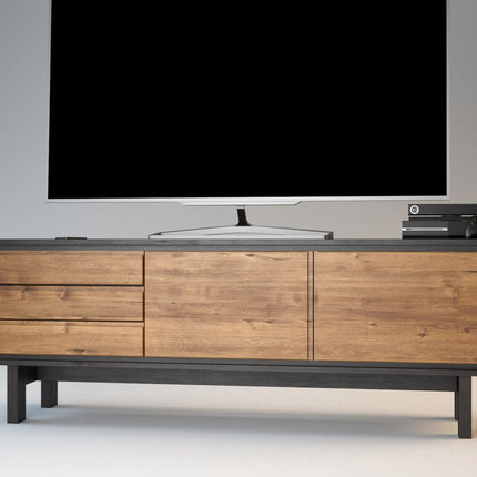 SEO. BARCELONA TV - Sideboard/Longboard Massivholz Kommode - Kolonial Linkreich