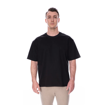 Pima Baumwolle T-Shirt Schwarz – Relaxed Fit