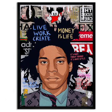 Basquit - Leinwandbild Pop Art (Canvas) kaufen bei Linkreich – Jetzt entdecken!