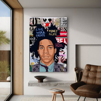 Basquit - Leinwandbild Pop Art (Canvas) kaufen bei Linkreich – Jetzt entdecken!