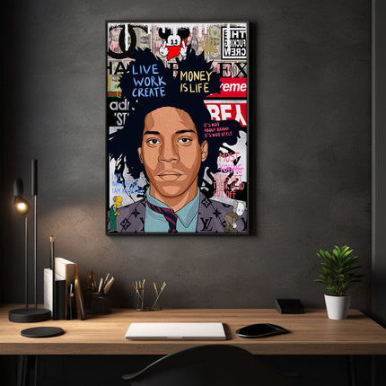 Basquit - Leinwandbild Pop Art (Canvas) kaufen bei Linkreich – Jetzt entdecken!