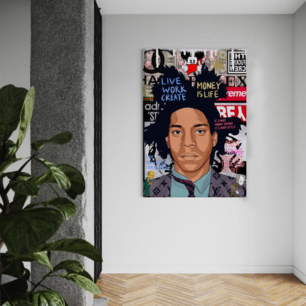 Basquit - Leinwandbild Pop Art (Canvas) kaufen bei Linkreich – Jetzt entdecken!