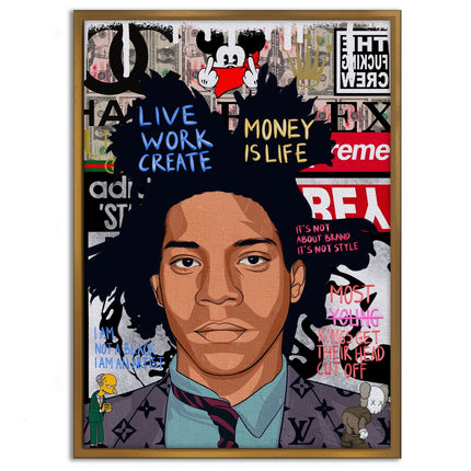 Basquit - Leinwandbild Pop Art (Canvas) kaufen bei Linkreich – Jetzt entdecken!