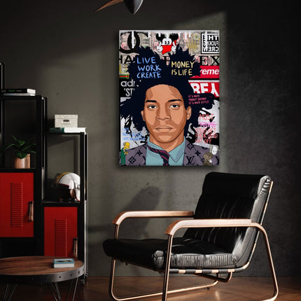 Basquit - Leinwandbild Pop Art (Canvas) kaufen bei Linkreich – Jetzt entdecken!