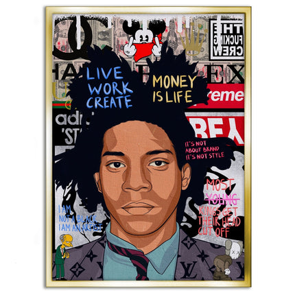 Basquit - Leinwandbild Pop Art (Canvas) kaufen bei Linkreich – Jetzt entdecken!