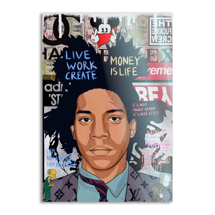 Basquit - Leinwandbild Pop Art (Canvas) kaufen bei Linkreich – Jetzt entdecken!
