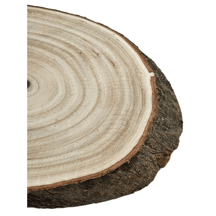 Baumscheibe Brett oval Holz Holzbrett Dekobrett Tablett Holzscheibe Ø 20 - 23 cm (Baumscheibe) kaufen bei Linkreich – Jetzt entdecken!