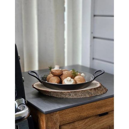 Baumscheibe Brett oval Holz Holzbrett Dekobrett Tablett Holzscheibe Ø 20 - 23 cm (Baumscheibe) kaufen bei Linkreich – Jetzt entdecken!