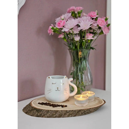 Baumscheibe Brett oval Holz Holzbrett Dekobrett Tablett Holzscheibe Ø 20 - 23 cm (Baumscheibe) kaufen bei Linkreich – Jetzt entdecken!