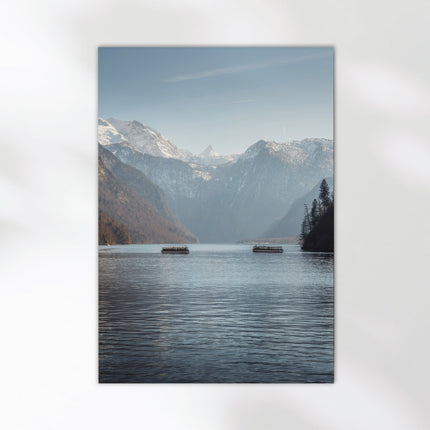 Königssee Wall Art Print – Bavarian Alps Lake –  Mountain Poster