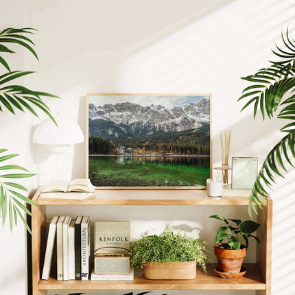 Eibsee Wall Art Print – Bavarian Mountain Print