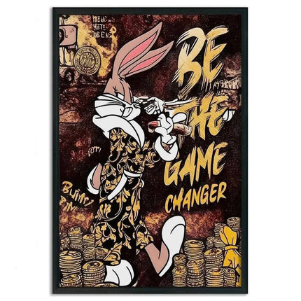 Be the Game Chang€r - Leinwandbild Pop Art (Canvas) kaufen bei Linkreich – Jetzt entdecken!