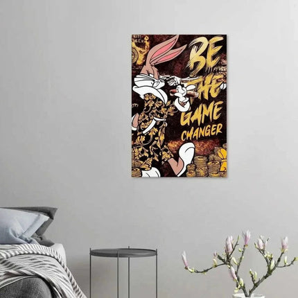 Be the Game Chang€r - Leinwandbild Pop Art (Canvas) kaufen bei Linkreich – Jetzt entdecken!