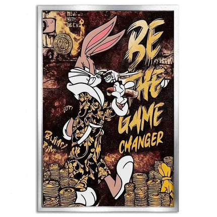 Be the Game Chang€r - Leinwandbild Pop Art (Canvas) kaufen bei Linkreich – Jetzt entdecken!