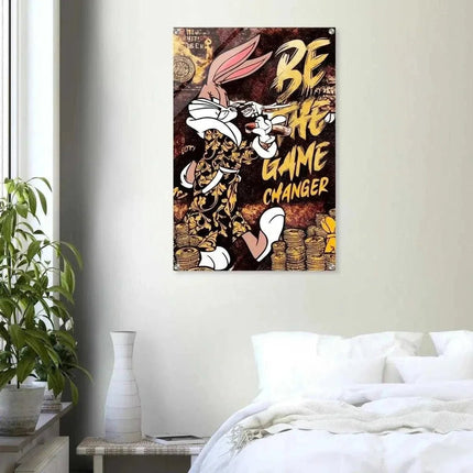 Be the Game Chang€r - Leinwandbild Pop Art (Canvas) kaufen bei Linkreich – Jetzt entdecken!
