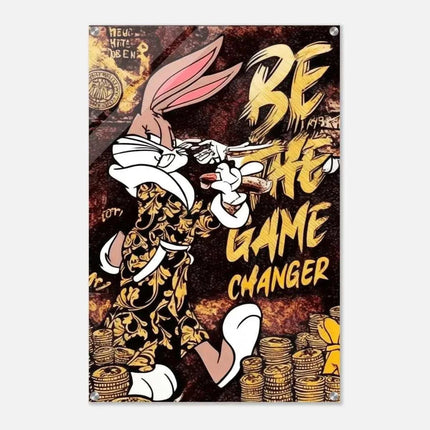Be the Game Chang€r - Leinwandbild Pop Art (Canvas) kaufen bei Linkreich – Jetzt entdecken!