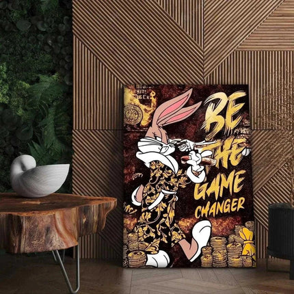 Be the Game Chang€r - Leinwandbild Pop Art (Canvas) kaufen bei Linkreich – Jetzt entdecken!