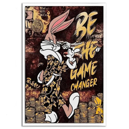 Be the Game Chang€r - Leinwandbild Pop Art (Canvas) kaufen bei Linkreich – Jetzt entdecken!