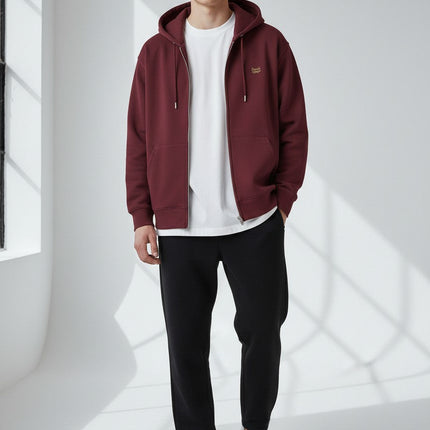 Authentic Oversize Zipper Hoodie 400g/m² | Bio-Baumwolle GOTS