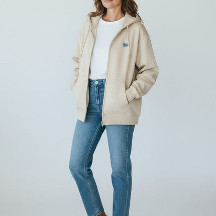 Motion Oversize Zipper Hoodie 400g/m² | Bio-Baumwolle GOTS