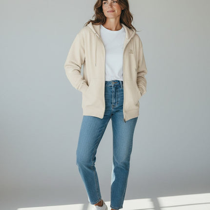 Silence Oversize Zipper Hoodie 400g/m² | Bio-Baumwolle GOTS