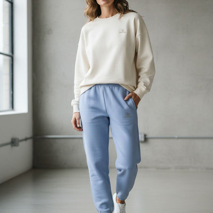 Silence Oversize Fluffy Jogginghose 320g/m² | Bio-Baumwolle GOTS