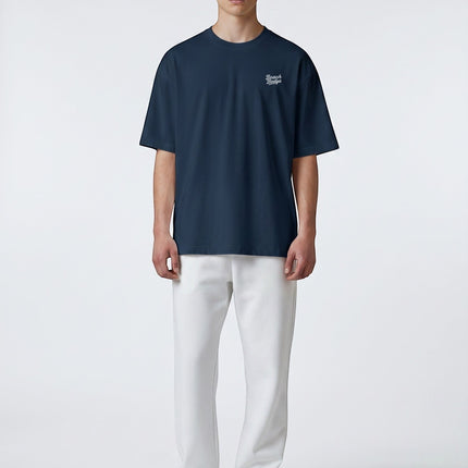 Signature Oversize T-Shirt Bio-Baumwolle mit Stickerei