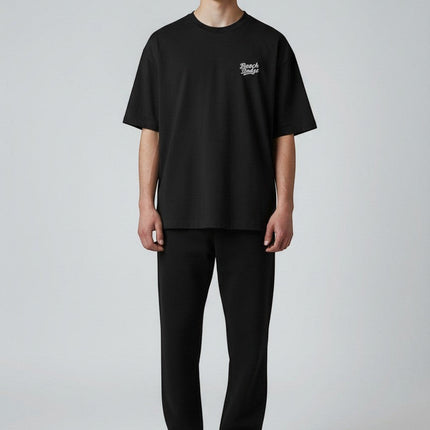 Signature Oversize T-Shirt Bio-Baumwolle mit Stickerei