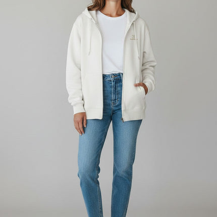 Silence Oversize Zipper Hoodie 400g/m² | Bio-Baumwolle GOTS