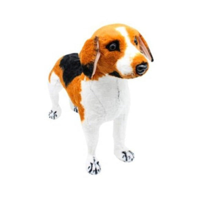 SEO. Beagle Hund Kuscheltier - 30 cm Plüschtier weiches Stofftier - Linkreich