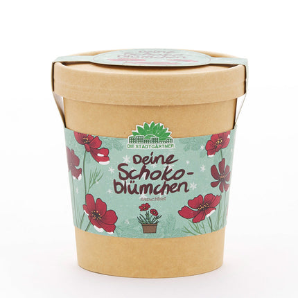 Schokoblumen aus dem Becher
