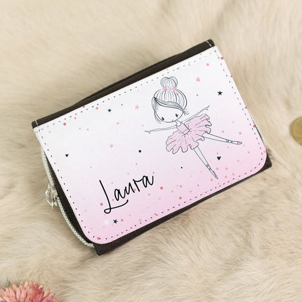 SEO. Bedruckte Geldbörse für Kinder im Ballerina Design - Linkreich