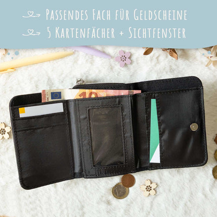SEO. Bedruckte Geldbörse für Kinder im Meerjungfrau Design - Linkreich