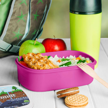 SEO. Bedruckte Lunchbox für Kinder - Pixelerde - Weiß Linkreich