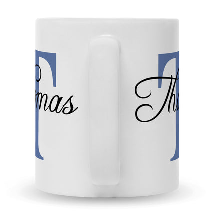 SEO. Bedruckte Tasse mit Initialen und Namen - Weiß Linkreich