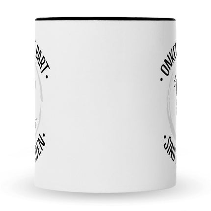 SEO. Bedruckte Tasse mit Name - Onkels mit Bart - Schwarz & Weiß Linkreich