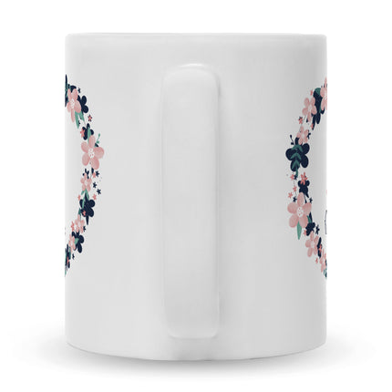 SEO. Bedruckte Tasse mit Spruch Alles gute zum Muttertag - Schwarz & Weiß Linkreich