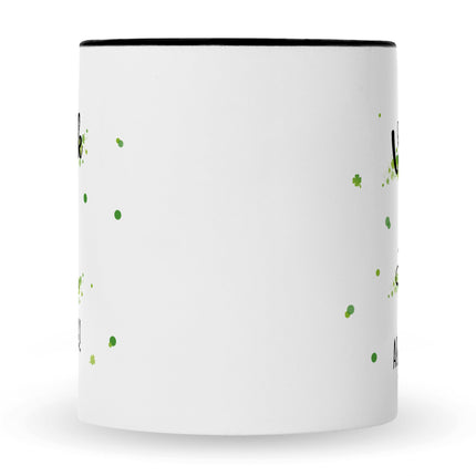 SEO. Bedruckte Tasse mit Spruch Bessere Kollegen - Schwarz & Weiß Linkreich