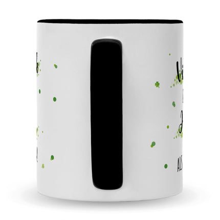 SEO. Bedruckte Tasse mit Spruch Bessere Kollegen - Schwarz & Weiß Linkreich