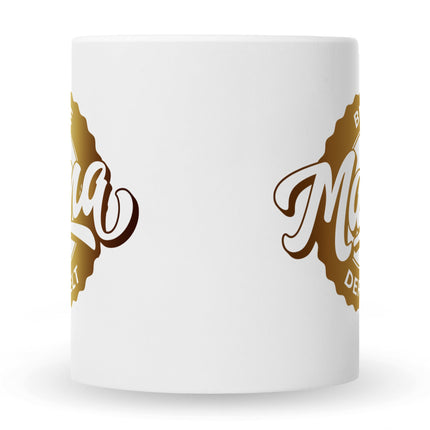 SEO. Bedruckte Tasse mit Spruch Beste Mama der Welt - Mom Weiß Linkreich
