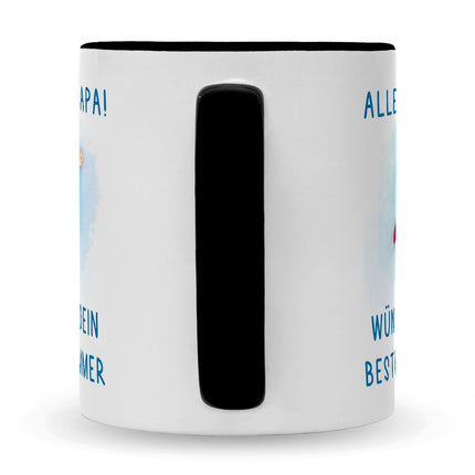 SEO. Bedruckte Tasse mit Spruch Bester Schwimmer - Junge Weiß Linkreich