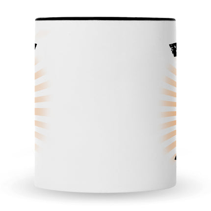 SEO. Bedruckte Tasse mit Spruch Biker werden nicht grau - Schwarz & Weiß Linkreich