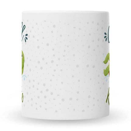 SEO. Bedruckte Tasse mit Spruch - Chillkröte - Weiß Linkreich