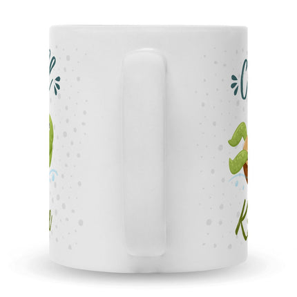 SEO. Bedruckte Tasse mit Spruch - Chillkröte - Weiß Linkreich